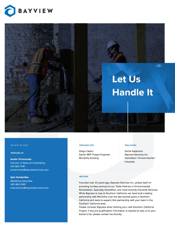 Diego Castro 
Senior MEP Project Engineer 
McCarthy Building